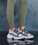 Kadın Spor Ayakkabı - Beyaz Füme - DS3.5156