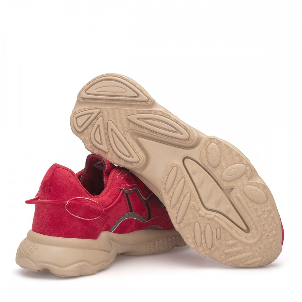Unisex Spor Ayakkabı - Kırmızı - DS.FBSZWG