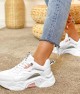 Kadın Sneaker - Beyaz Pudra - PMD239K2110