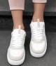 Kadın Sneaker - Beyaz Pudra - DS Alley