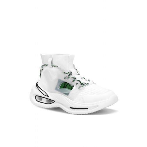 Erkek Bilekli Sneaker - Beyaz - DS Runas